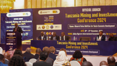 Minister for Minerals Anthony Mavunde speaking at the Conference