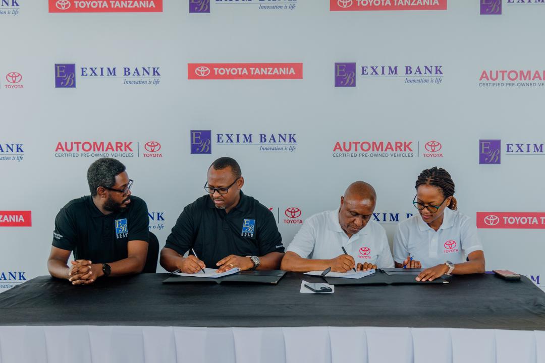 Exim Bank, Toyota Tanzania seal auto financing deal