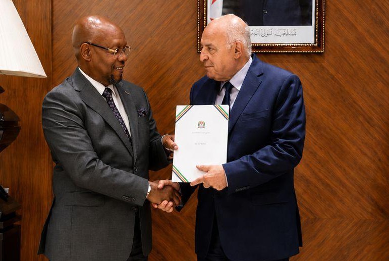 Ambassador Matinyi presents credentials to Algeria FM