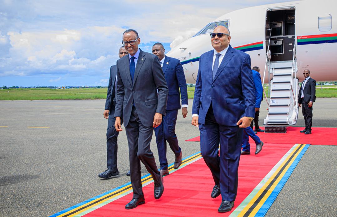 Kagame jets in Dar to further cement the Rwanda-Tanzania historic ties