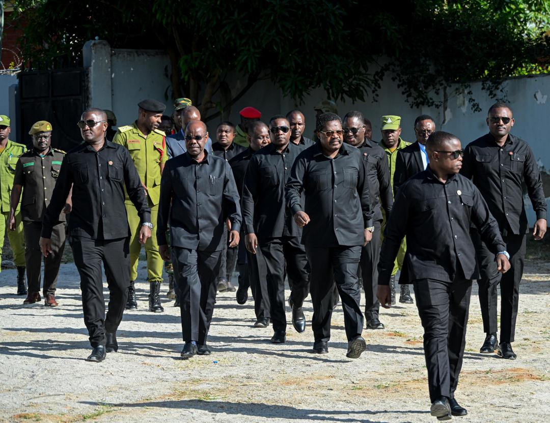 Dr Nchimbi leads Tanzanians at the funeral of JPM’s mother, Suzana Magufuli