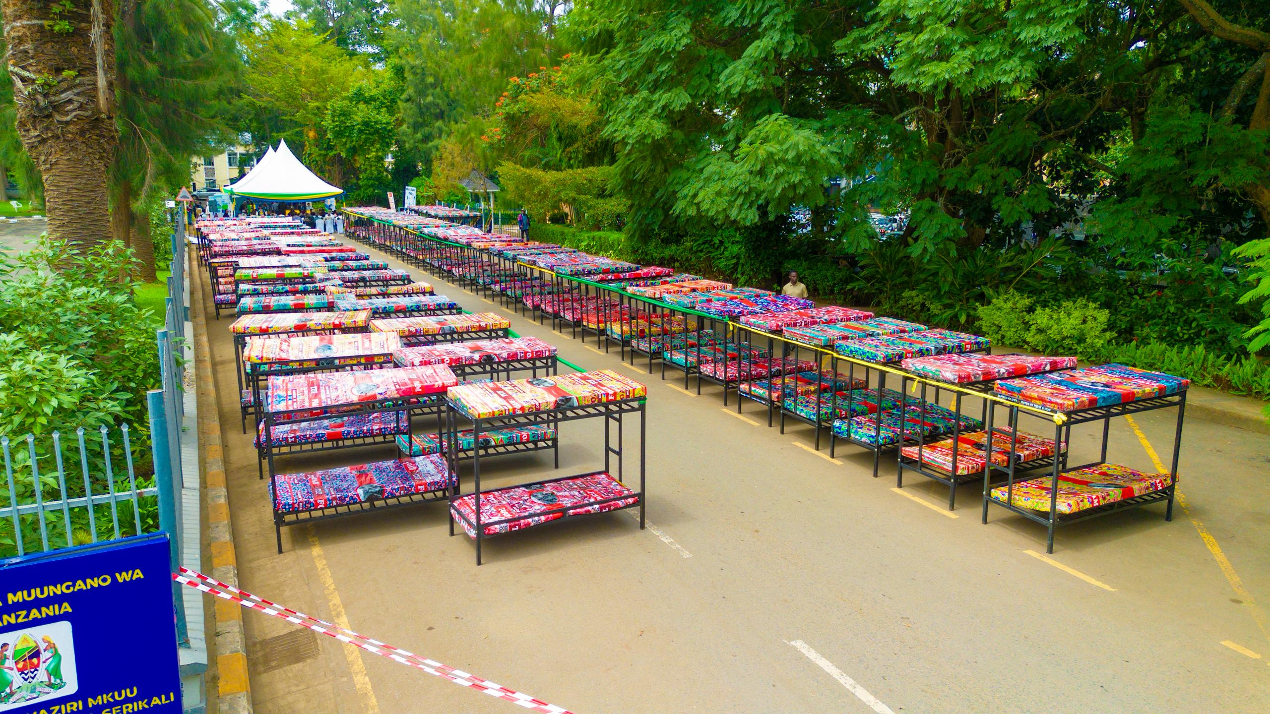 PSSSF, NSSF donate 160 beds,160 mattresses worth  43m/- to support Sober Houses