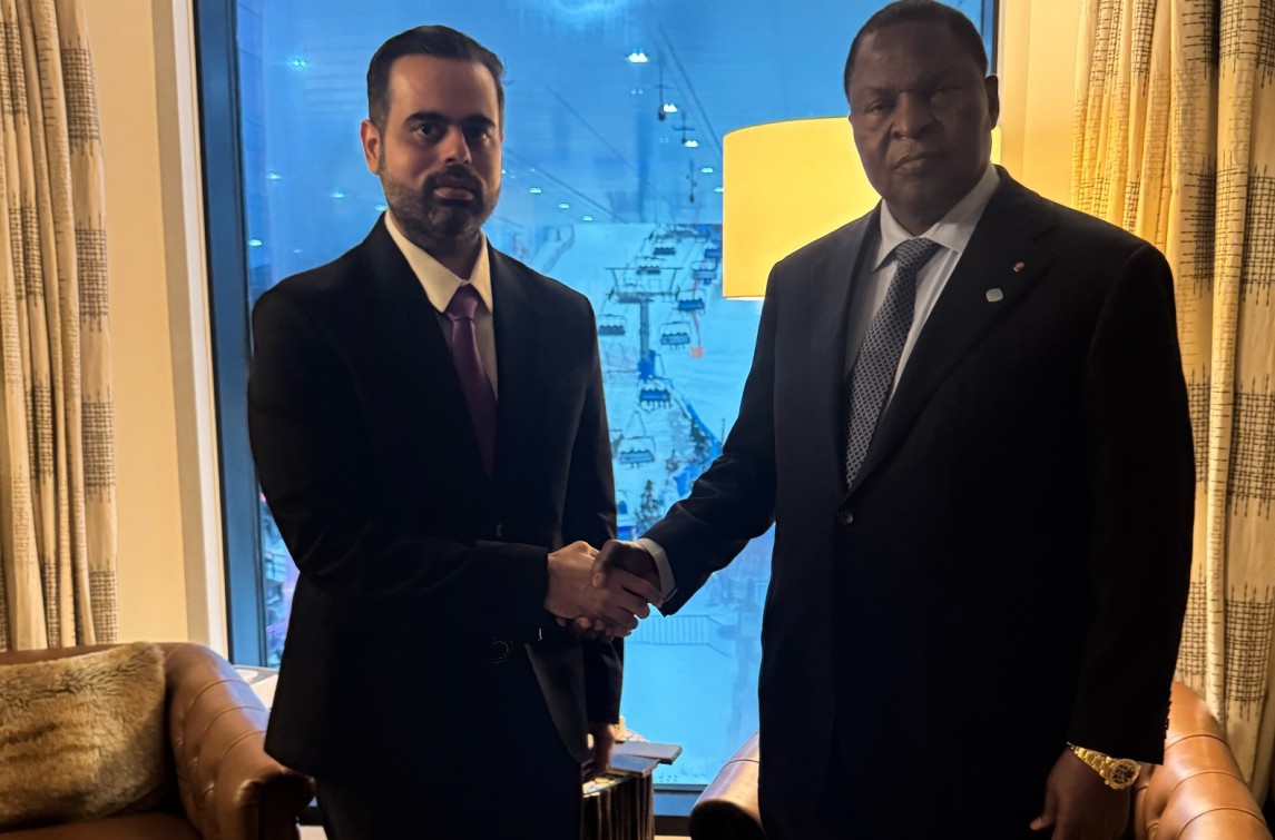 Africa investor Prateek Suri meets CAR President