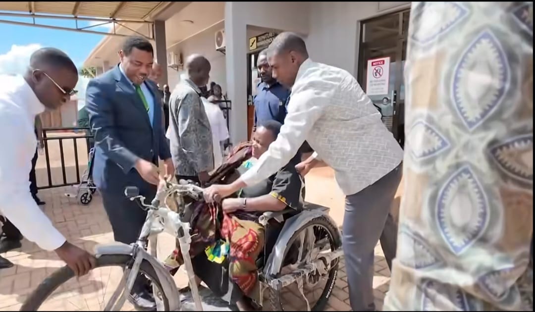 Nchemba donates mobility bike, demands leader accountability