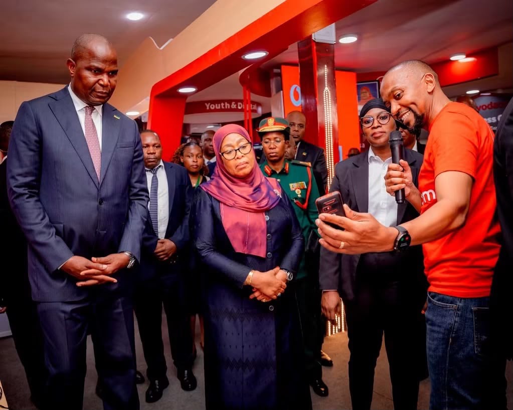 Vodacom showcases digital solutions to President Samia at 50th DITF