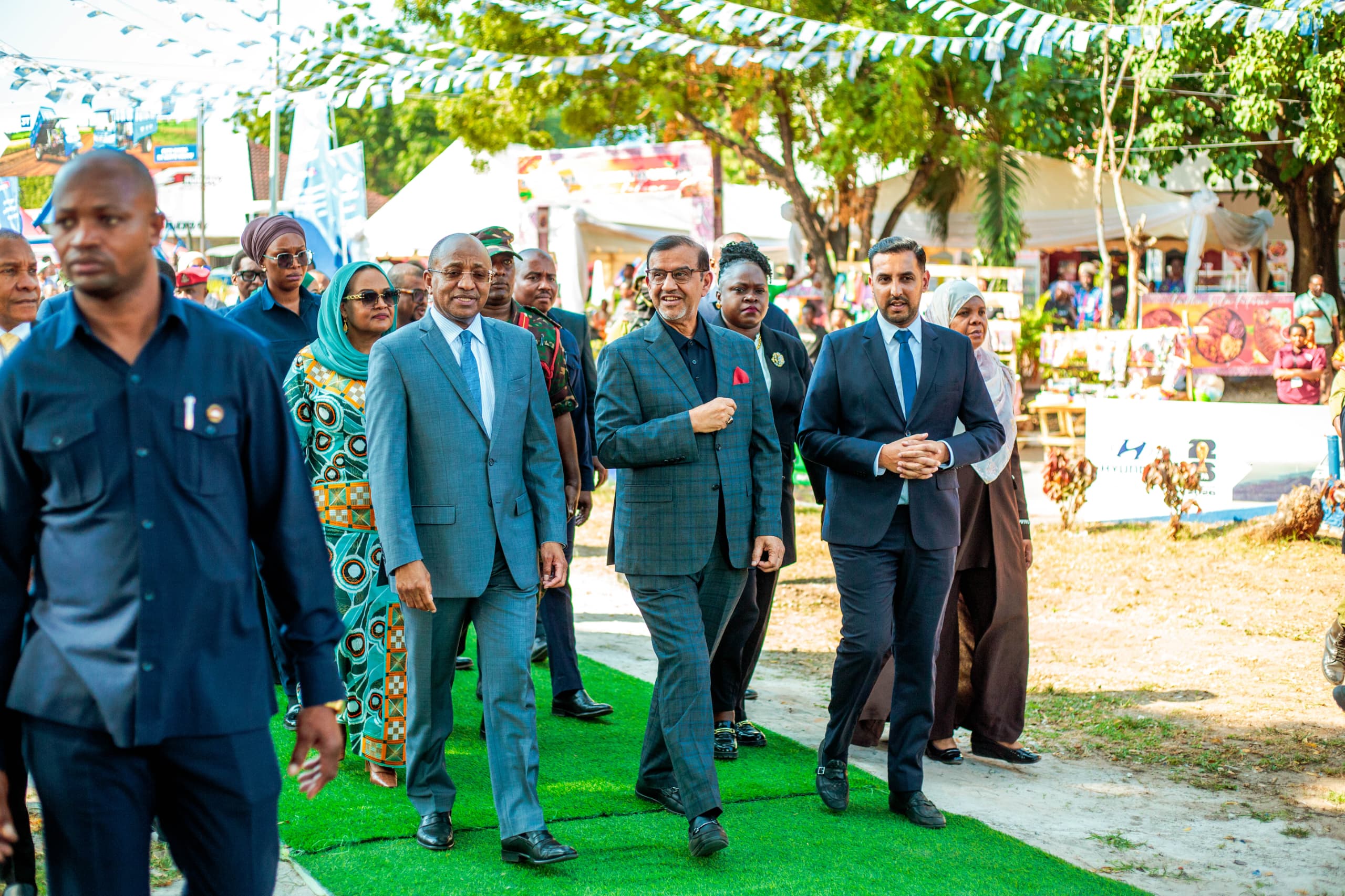 President Mwinyi highlights industrial growth during visit to GF Pavilion