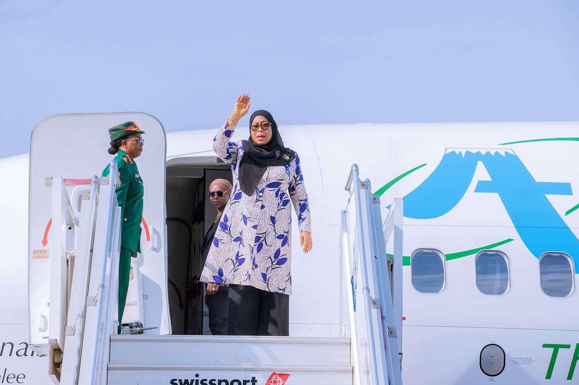 Dr Samia in Luanda for official opening of the Mwalimu Nyerere Hospital