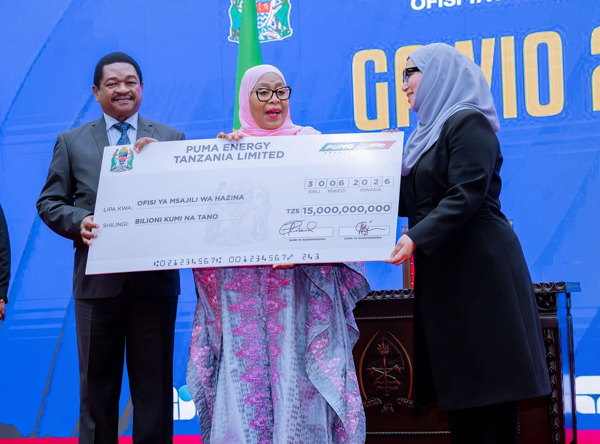 Puma Energy pays historic TZS 15 billion dividend to government,