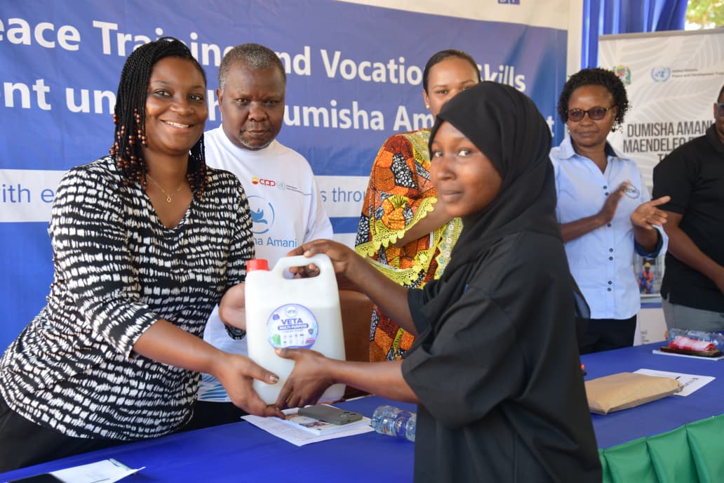Dumisha Amani project equips youth with skills, promotes group entrepreneurship