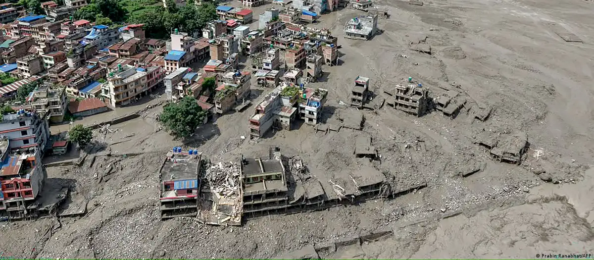 Deadly flash flood wipes away villages in Nepal, Tibet