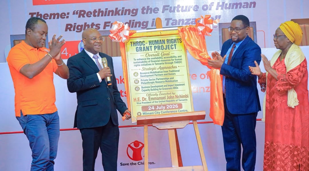 Prof Mkumbo commends THRDC’s Human Rights Grant initiative