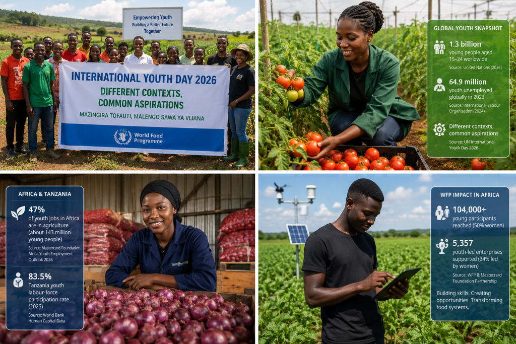 WFP empowers Tanzania’s youth as different voices share common aspirations on international youth day