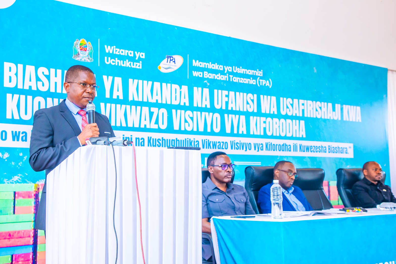 Logistics stakeholders meet in Kigoma to explore ways to strengthen trade in the Great Lakes