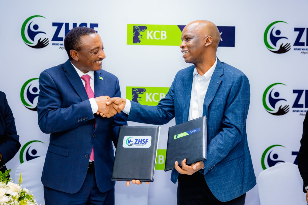KCB and ZHSF sign stratergic patnership to enhance access to health care services in zanzibar